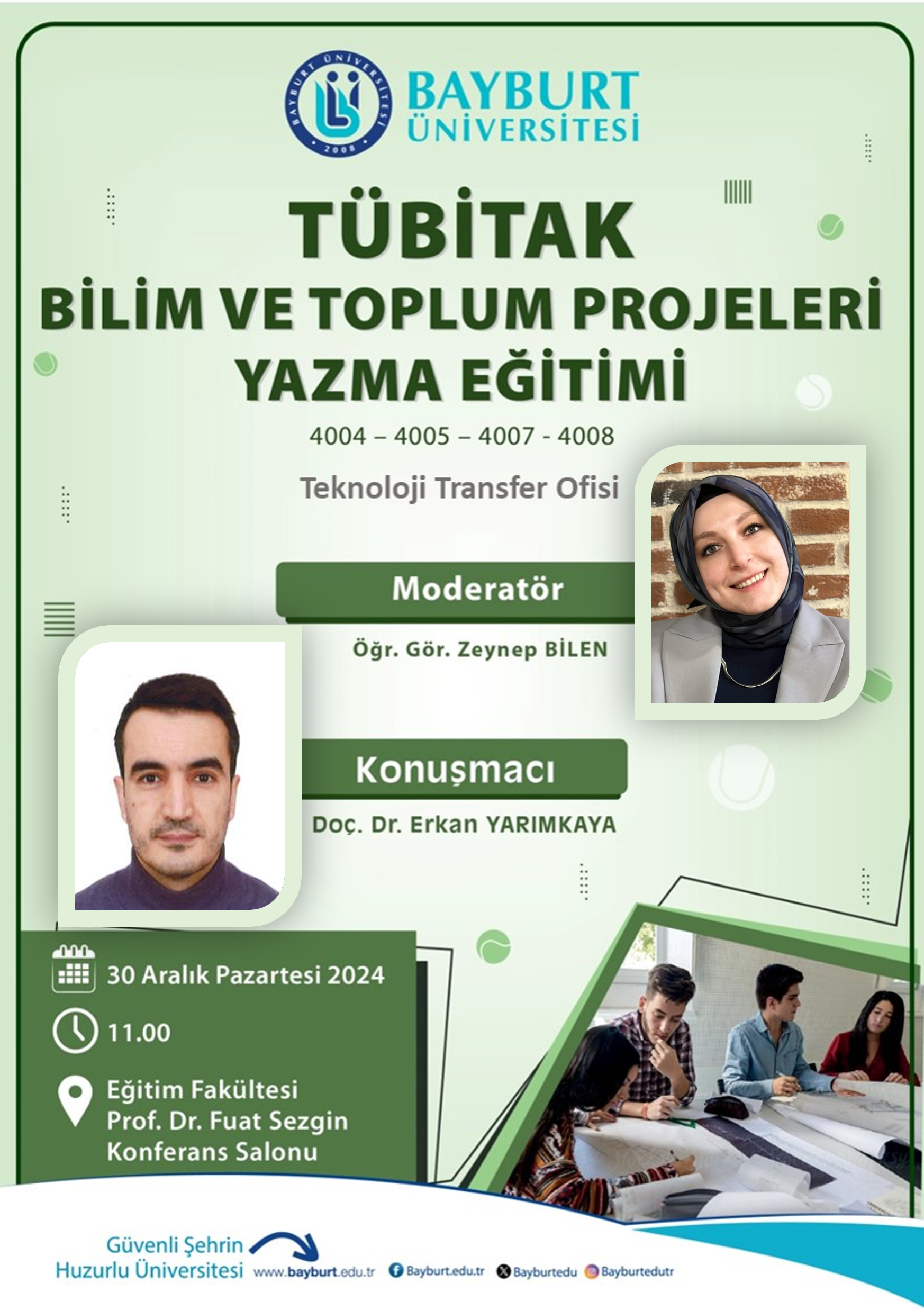 TÜBİTAK Bilim ve Toplum Projeleri Yazma Eğitimi