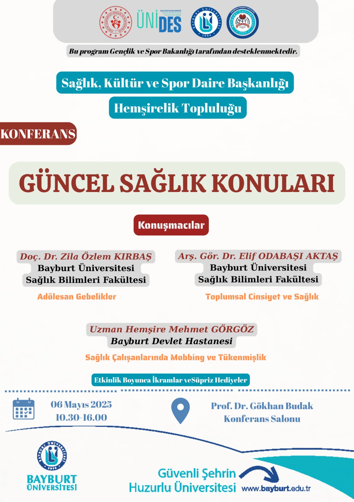 GÜNCEL SAĞLIK KONULARI KONFERANSI