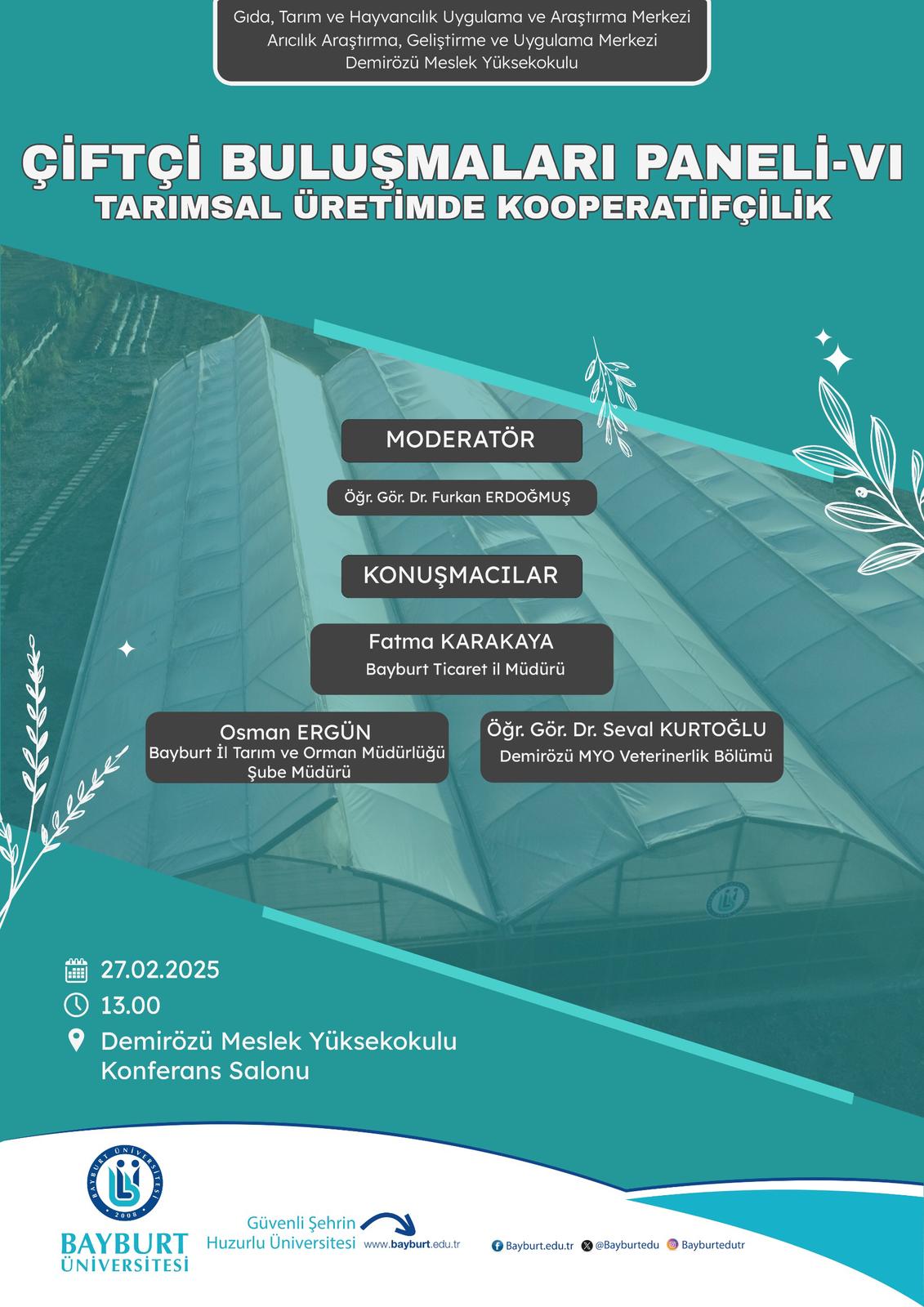 Farmer Meetings Vı: Cooperatives in Agricultural Production