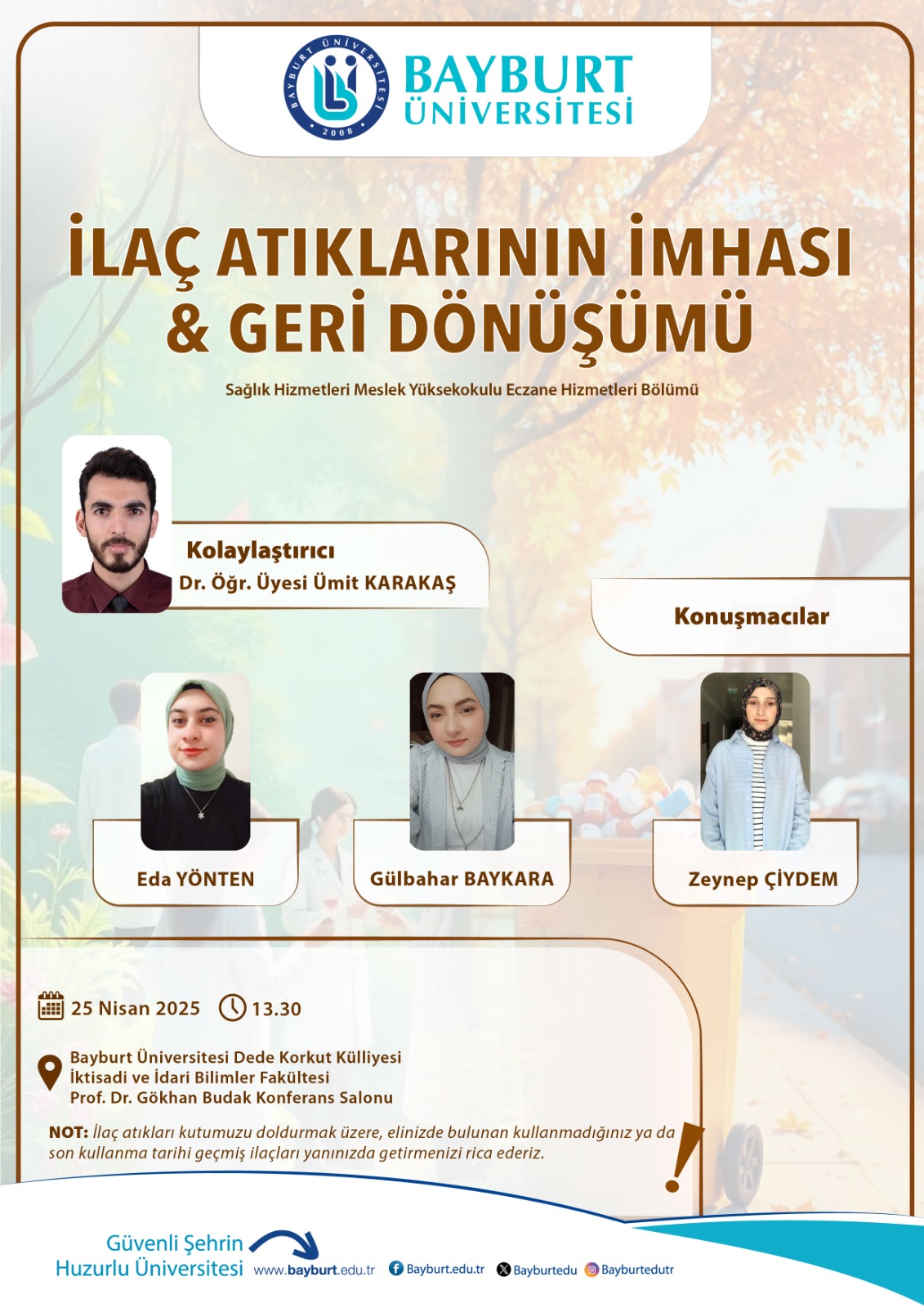 İlaç Atıklarının İmhası ve Geri Dönüşümü