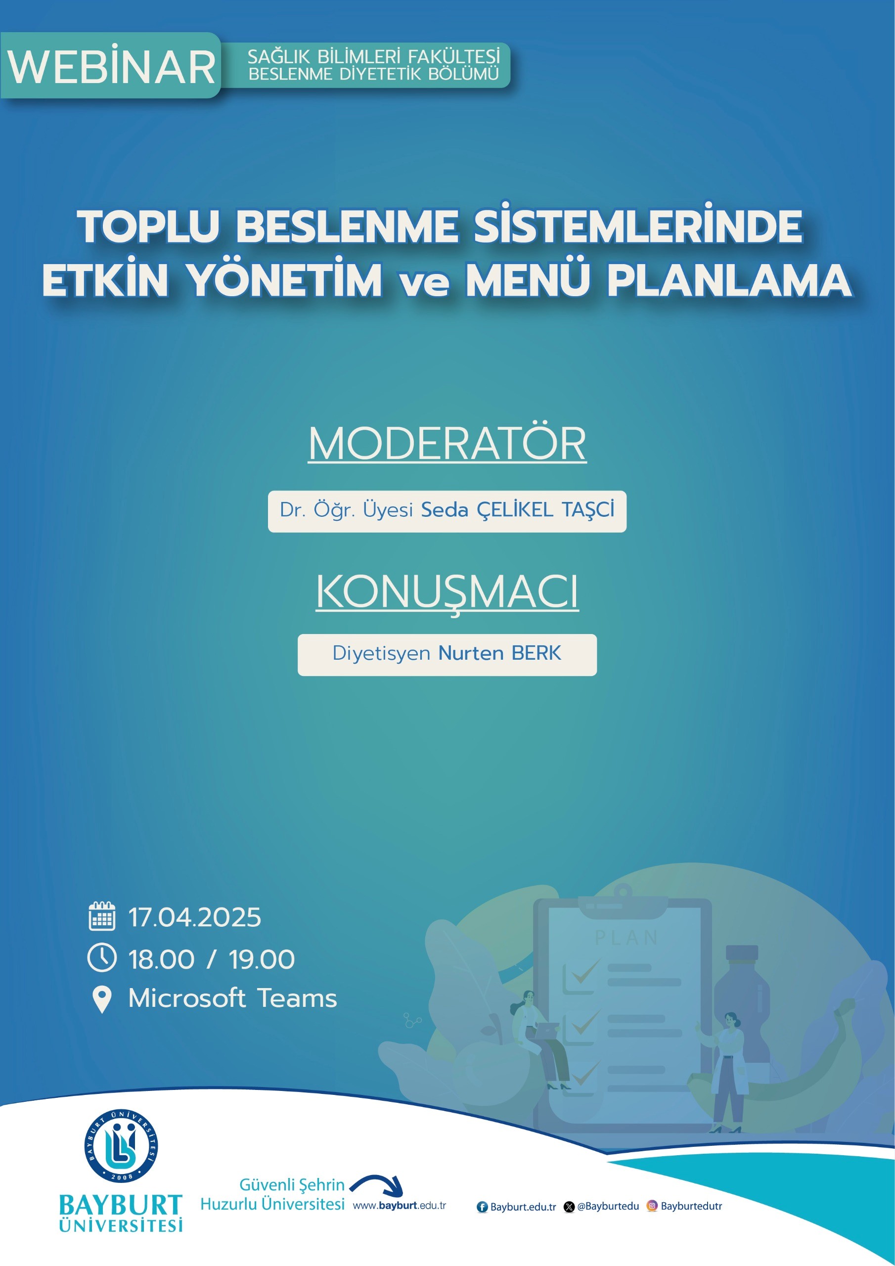 Toplu Beslenme Sistemlerinde Etkin Yönetim ve Menü Planlama