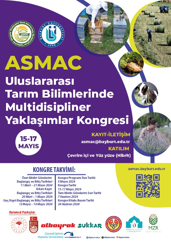 Uluslararası Tarım Bilimlerinde Multidisipliner Yaklaşımlar Kongresi (ASMAC)