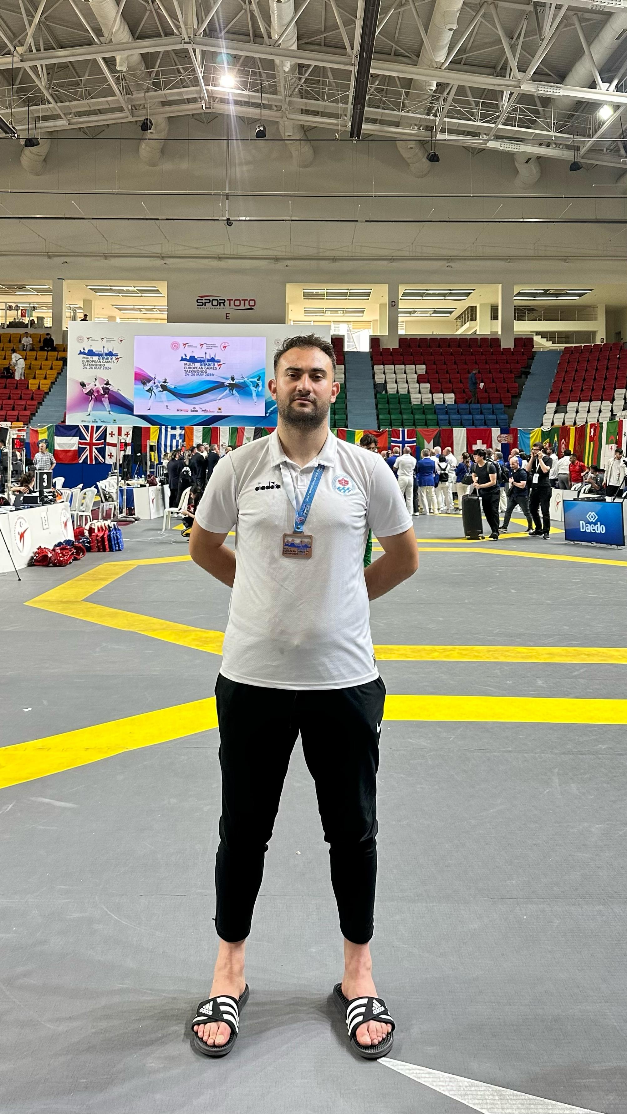 We entered the medal list of the European Multiple Taekwondo Games with Bronze Medal