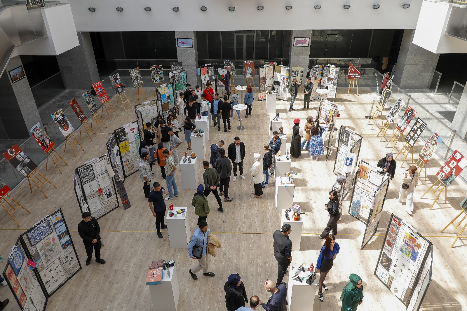 Graphic Design Students Exhibited Their Works at the Graduation Exhibition